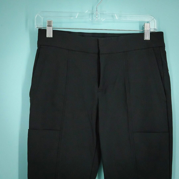 Athleta Size 2 Black Wander Stash Skinny Knit Ankle Length Stretch Active Pants - Picture 3 of 8